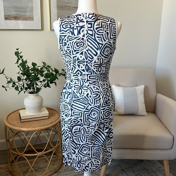 Lafayette 148 New York Sleeveless Full Front Zipper Mini Sheath Dress Size 2 - Picture 3 of 17